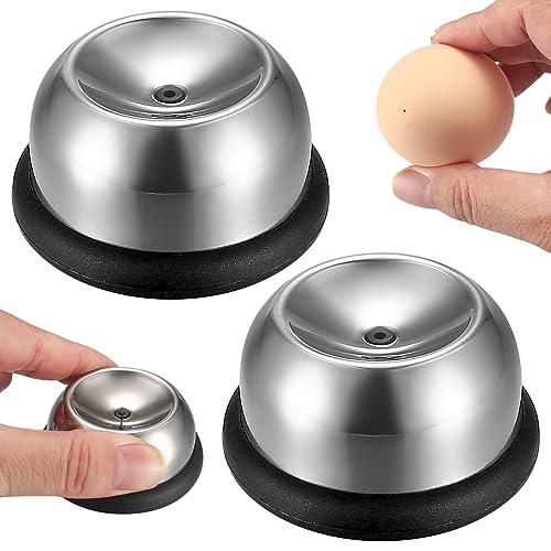 2 Stück Eierstecher Eipicker, Eierpiekser aus Edelstahl und Kunststoff, Eidorn Eierpicker Eierlocher, Eierstecher für rohe Eier, praktisches Egg Gadget für Einpiksen der Eier von Teokantz