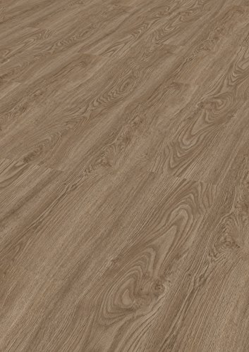 Tepcor Klick Vinylboden Premium Vinylbodenbelag mit Klicksystem Pflegeleichte und wasserfeste Vinyl Bodenbeläge in vielen verschiedenen Farben (Dark Oak) von Tepcor