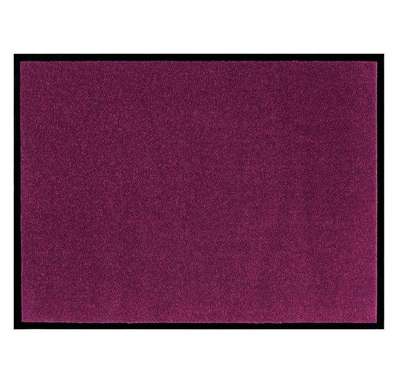 Teppich Boss Fußmatte waschbare In- & Outdoor Fußmatte Uni einfarbig Violet Violett, rechteckig, Höhe: 7 mm Teppich Boss Fußmatte waschbare In- & Outdoor Fußmatte Uni einfarbig Violet Violett, rechteckig, Höhe: 7 mm von Teppich Boss