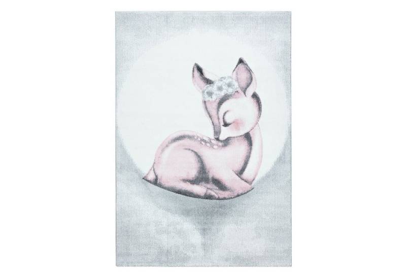 Teppich Boss Kinderteppich Kinder Teppich Bianca Pink, rechteckig, Höhe: 10 mm von Teppich Boss