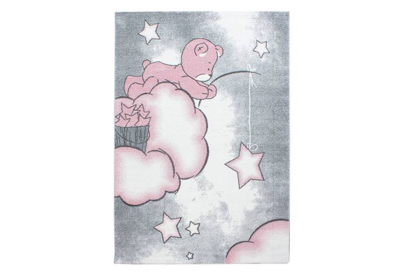 Teppich Boss Kinderteppich Kinder Teppich Kikki Pink, rechteckig, Höhe: 11 mm von Teppich Boss