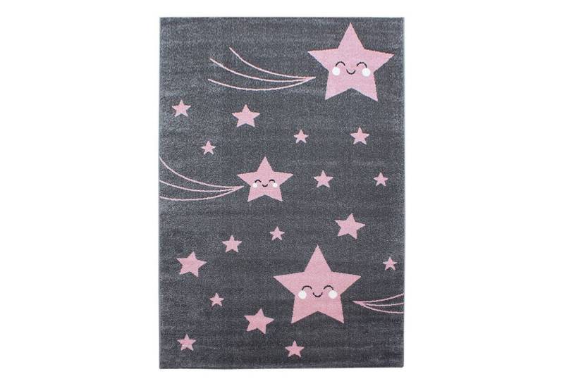 Teppich Boss Kinderteppich Kinder Teppich Kikki Pink, rechteckig, Höhe: 11 mm von Teppich Boss