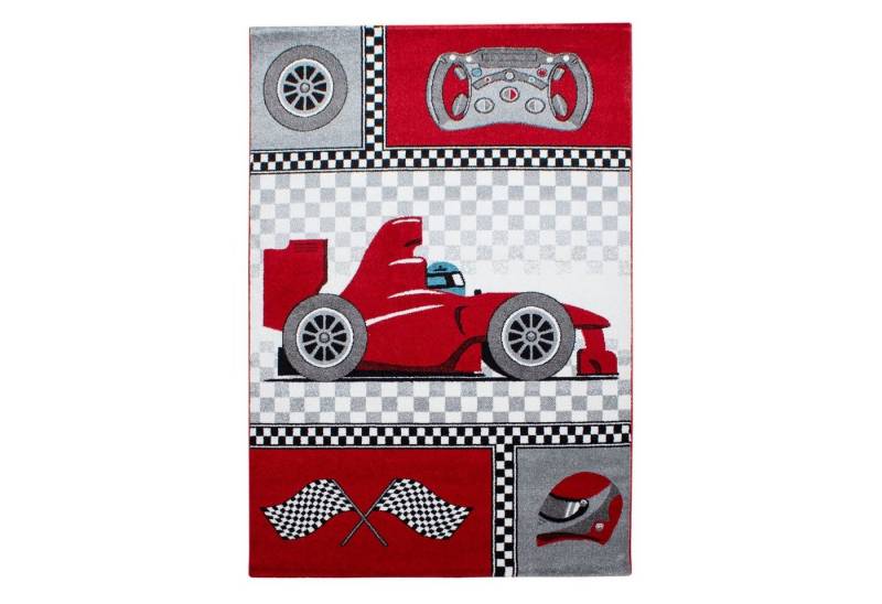 Teppich Boss Kinderteppich Kinder Teppich Kikki Rot, Läufer, Höhe: 11 mm Teppich Boss Kinderteppich Kinder Teppich Kikki Rot, Läufer, Höhe: 11 mm von Teppich Boss
