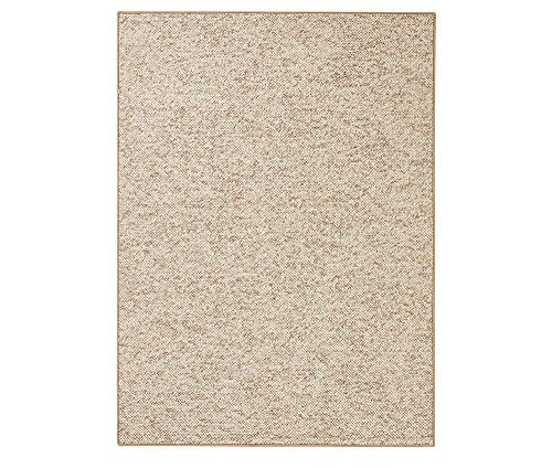 Teppich Boss - Design Teppich Wolly in Woll-Optik Beige Braun, Größe:200x300 cm von Teppich Boss