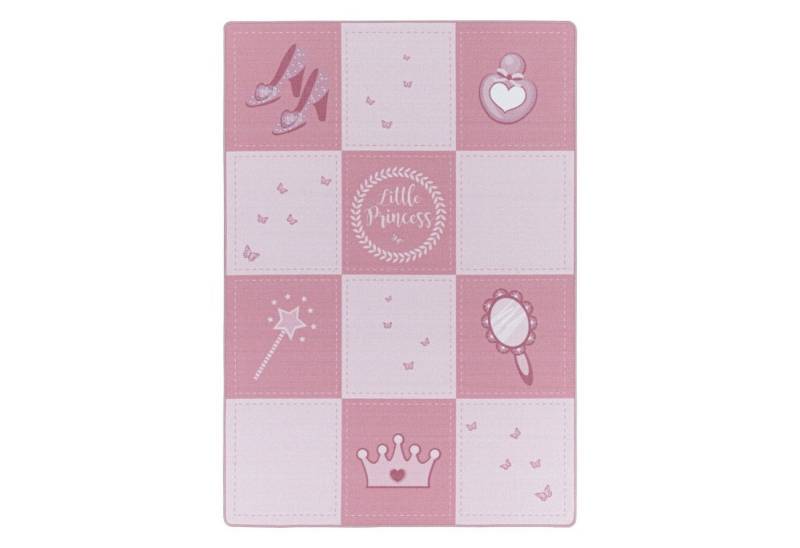 Teppich Boss Kinderteppich Kinder Teppich Paula Pink, Läufer, Höhe: 7 mm von Teppich Boss