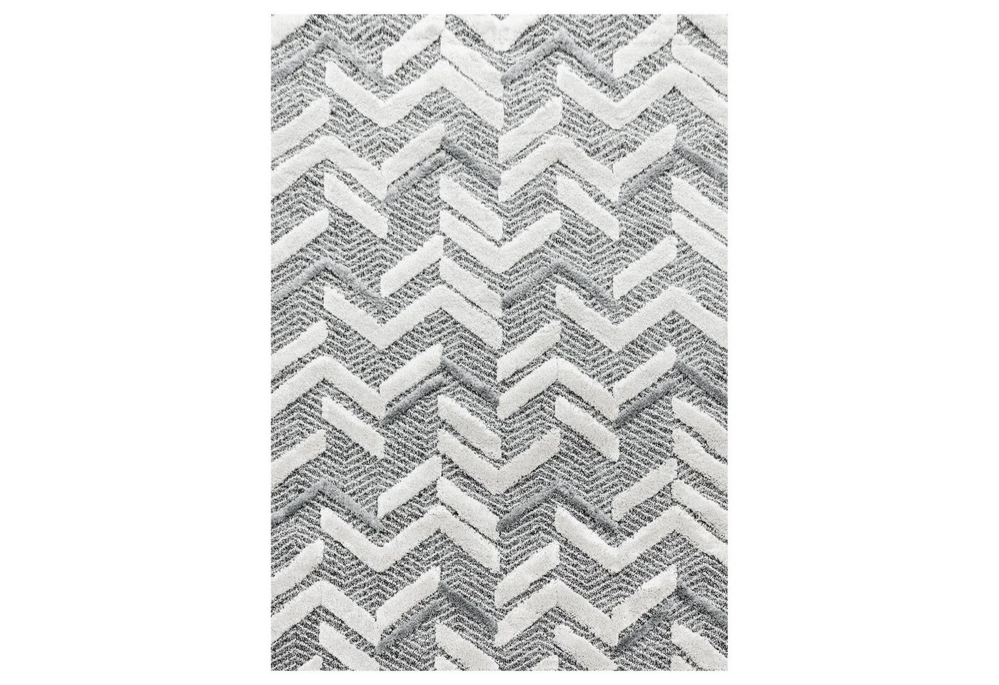 Teppich Boss Teppich Hochflor Teppich Pepe Grau, rechteckig, Höhe: 20 mm von Teppich Boss