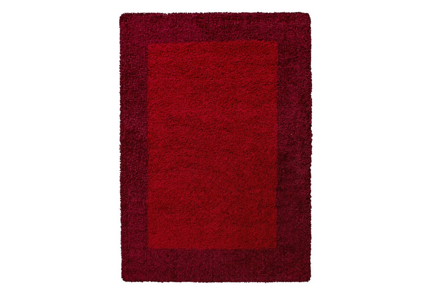 Teppich Hochflor Teppich Lux Rot, Teppich Boss, Läufer, Höhe: 30 mm von Teppich Boss