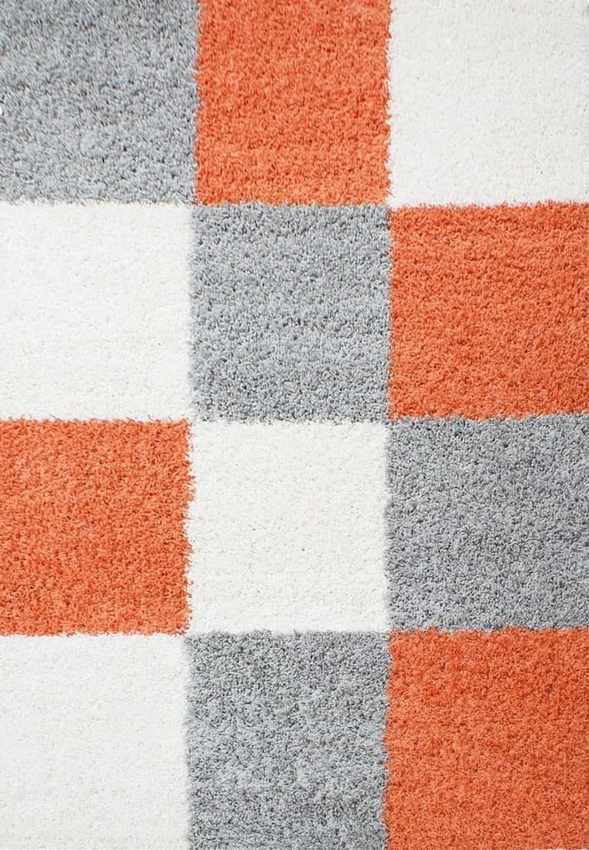 Teppich Hochflor Teppich Lux Terrakotta, Teppich Boss, rechteckig, Höhe: 30 mm von Teppich Boss