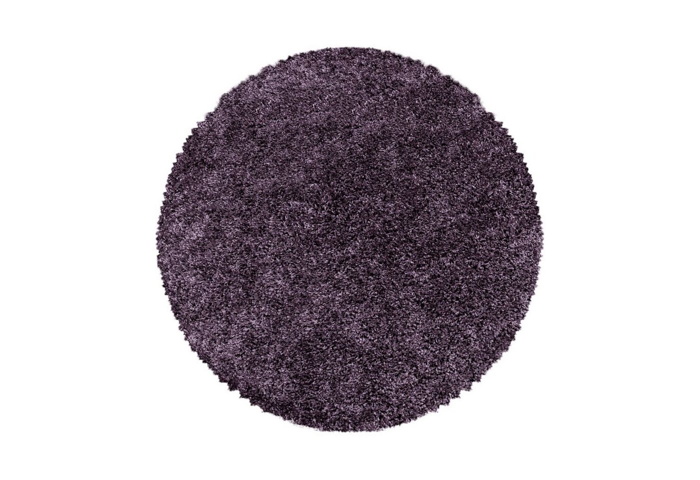 Teppich Hochflor Teppich Sima Violett, Teppich Boss, rund, Höhe: 30 mm von Teppich Boss