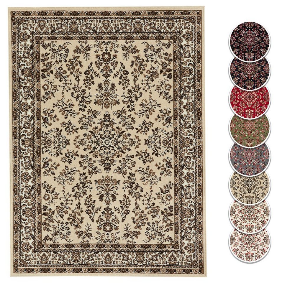 Teppich Boss Teppich Kurzflor Orient Teppich Zabul Elfenbein, rechteckig, Höhe: 8 mm Teppich Boss Teppich Kurzflor Orient Teppich Zabul Elfenbein, rechteckig, Höhe: 8 mm von Teppich Boss