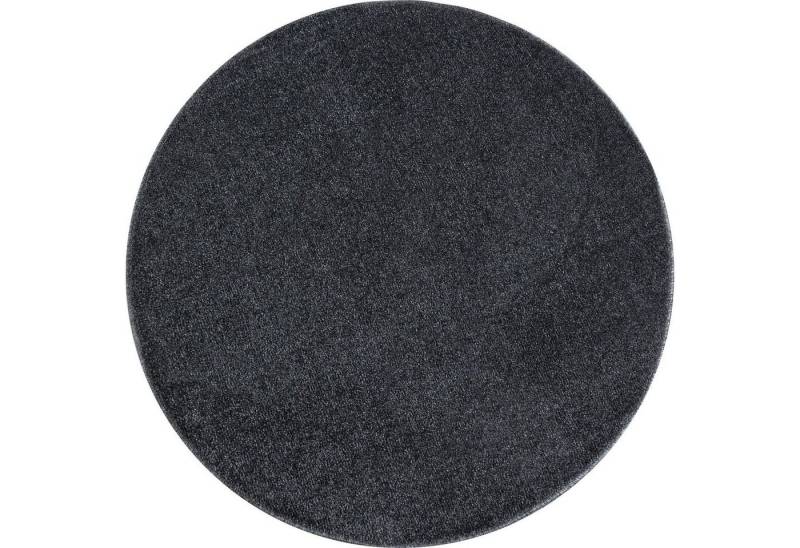 Teppich Boss Teppich Kurzflor Teppich Alberto Grau, rund, Höhe: 11 mm Teppich Boss Teppich Kurzflor Teppich Alberto Grau, rund, Höhe: 11 mm von Teppich Boss