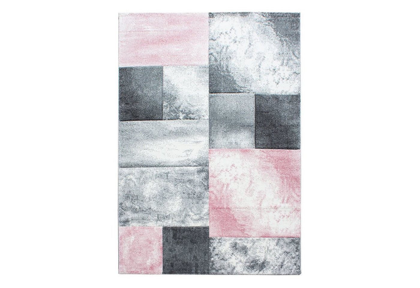 Teppich Kurzflor Teppich Hara Pink, Teppich Boss, rechteckig, Höhe: 13 mm von Teppich Boss