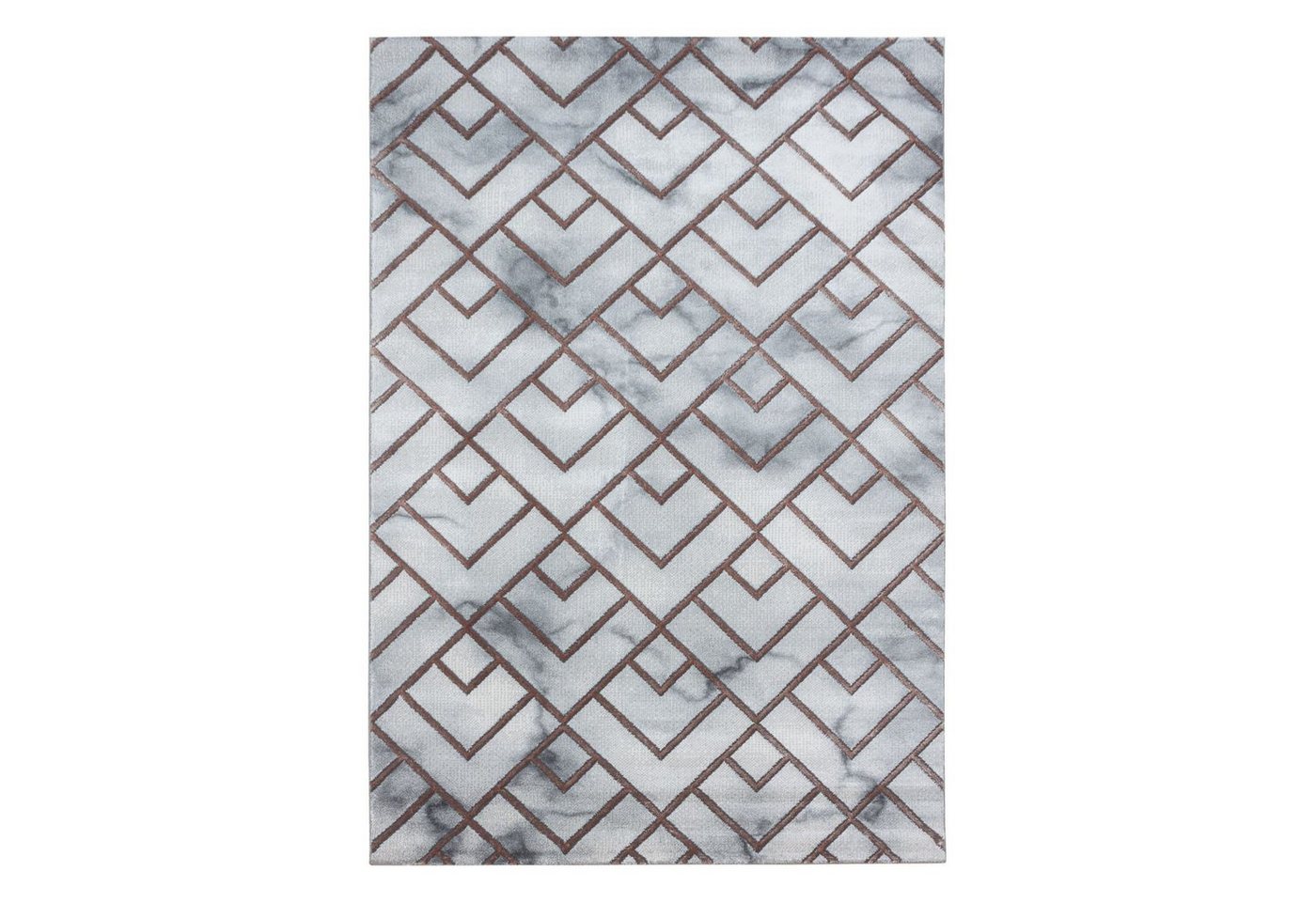 Teppich Kurzflor Teppich Nauro Bronzefarbe, Teppich Boss, Läufer, Höhe: 12 mm von Teppich Boss