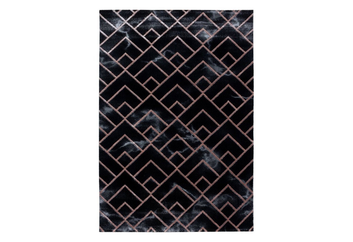 Teppich Kurzflor Teppich Nauro Bronzefarbe, Teppich Boss, Läufer, Höhe: 12 mm von Teppich Boss