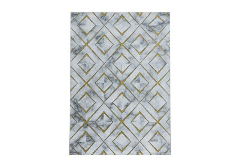 Teppich Boss Teppich Kurzflor Teppich Nauro Goldfarbe, rechteckig, Höhe: 12 mm von Teppich Boss