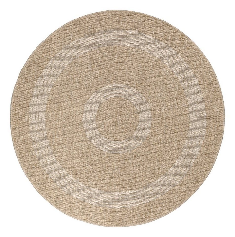 Teppich Outdoor Teppich Chiara Beige, Teppich Boss, Tigerfell imitat, Höhe: 5 mm von Teppich Boss