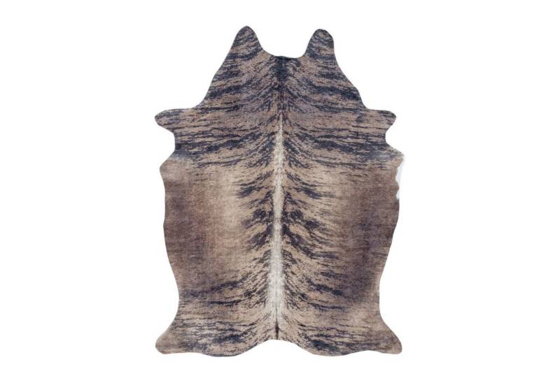 Teppich Boss Teppich Waschbarer Teppich Elena Braun, Rindsleder Imitat, Höhe: 7 mm Teppich Boss Teppich Waschbarer Teppich Elena Braun, Rindsleder Imitat, Höhe: 7 mm von Teppich Boss