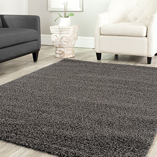 Shaggy Teppich Farbe Hochflor Langflor Teppiche Modern Uni Farben, Farbe:Anthrazit, Maße:300x400 cm von Teppich-Home