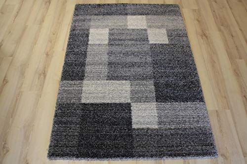 Ragolle Mehari Teppich 23008 5248 Anthrazit Grau (200 x 200 cm) von Teppich Janning