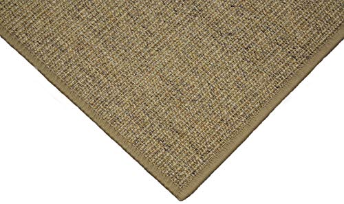 Sisalteppich umkettelt Jaspe 100% Sisal gekettelt - Verschiedene Größen (170 x 240 cm) von Teppich Janning