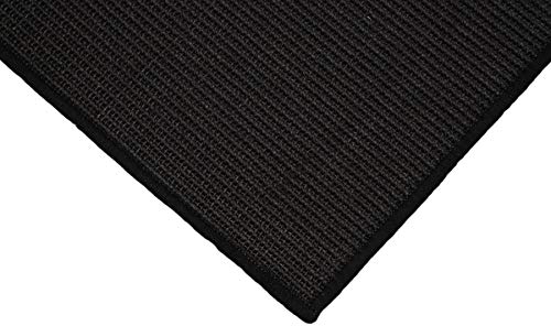 Sisalteppich umkettelt schwarz 100% Sisal gekettelt - Verschiedene Größen (100 x 200 cm) von Teppich Janning