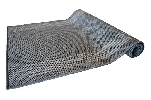 Teppich Läufer Natura 3415 dunkel beige Meterware 67, 80 cm Breite (67 cm, 265 cm) von Teppich Janning