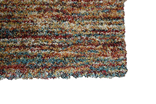 Teppich Läufer Ragolle Mehari 23067 2959 merhfarbig bunt rost Meterware 100 cm Breite (170) von Teppich Janning
