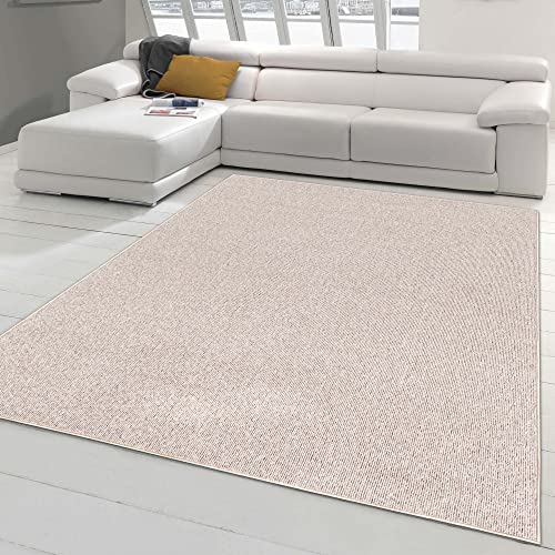 Flachgewebe-Teppich im schlichten einfarbigen Design in beige Größe 160x230 cm Flachgewebe-Teppich im schlichten einfarbigen Design in beige Größe 160x230 cm von Teppich-Traum