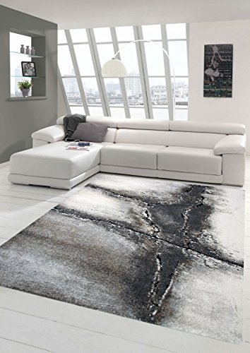 Teppich-Traum Designer Teppich moderner WOHNZIMMERTEPPICH ABSTRAKT in braun beige Creme grau Größe 120x170 cm von Teppich-Traum