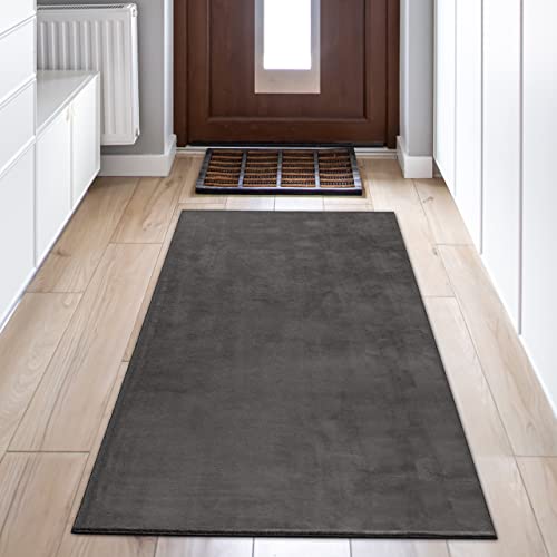 Teppich-Traum Dunkler Designer Kinderzimmerteppich | Fußbodenheizung o.k. | in anthrazit, 80x150 cm Teppich-Traum Dunkler Designer Kinderzimmerteppich | Fußbodenheizung o.k. | in anthrazit, 80x150 cm von Teppich-Traum