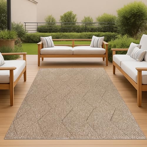 Teppich-Traum In- & Outdoor Teppich Läufer lang Flur Esszimmer Küche wetterfest robust pflegeleicht Jute-Optik Beige 80 x 250 cm Teppich-Traum In- & Outdoor Teppich Läufer lang Flur Esszimmer Küche wetterfest robust pflegeleicht Jute-Optik Beige 80 x 250 cm von Teppich-Traum