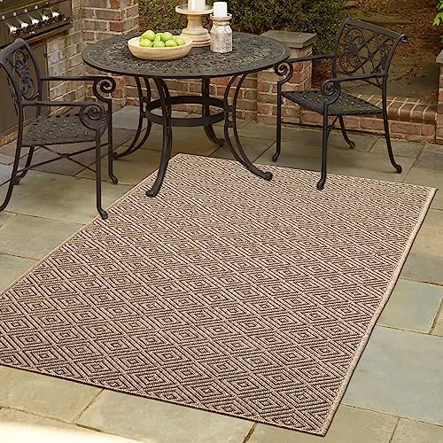 Teppich-Traum In- und Outdoor-Teppich Rautenmuster robust modern Terrasse Balkon Garten wetterfest Jute-Look 240 x 340 cm Teppich-Traum In- und Outdoor-Teppich Rautenmuster robust modern Terrasse Balkon Garten wetterfest Jute-Look 240 x 340 cm von Teppich-Traum
