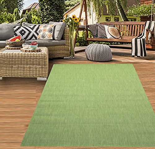 In- & Outdoor Teppich Sisal Optik Terrasse Küche Wohnzimmer Balkon Unidesign grün, 200x280 cm In- & Outdoor Teppich Sisal Optik Terrasse Küche Wohnzimmer Balkon Unidesign grün, 200x280 cm von Teppich-Traum