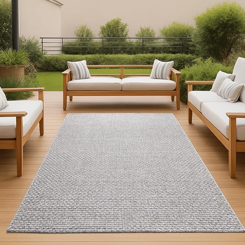 Teppich-Traum In- und Outdoor Teppich Terrassenteppich Außenteppich Balkon Gartenteppich Allwetter Flachgewebe langlebig Naturfarbe in grau 240 x 340 cm Teppich-Traum In- und Outdoor Teppich Terrassenteppich Außenteppich Balkon Gartenteppich Allwetter Flachgewebe langlebig Naturfarbe in grau 240 x 340 cm von Teppich-Traum