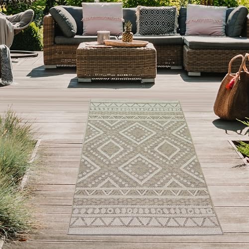 Teppich-Traum Läufer In- & Outdoor Teppich Sisal Optik Küche Flur Terrasse Balkon Rautenmuster beige braun Größe 67x180 cm Teppich-Traum Läufer In- & Outdoor Teppich Sisal Optik Küche Flur Terrasse Balkon Rautenmuster beige braun Größe 67x180 cm von Teppich-Traum