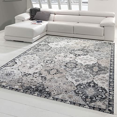 Teppich-Traum Orientteppich für Indoor Wohnzimmer & Outdoor Terrasse | wunderschöne Ornamente | grau Größe 160x230 cm Teppich-Traum Orientteppich für Indoor Wohnzimmer & Outdoor Terrasse | wunderschöne Ornamente | grau Größe 160x230 cm von Teppich-Traum