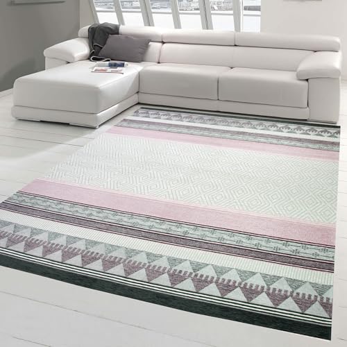 Teppich-Traum Teppich Schlafzimmer Orientteppich mit Blüten und Ornamenten klassisches Karo Muster pflegeleicht strapazierfähig schmutzabweisend eleganter Blickfang Creme GRAU LILA 135 x 200 cm Teppich-Traum Teppich Schlafzimmer Orientteppich mit Blüten und Ornamenten klassisches Karo Muster pflegeleicht strapazierfähig schmutzabweisend eleganter Blickfang Creme GRAU LILA 135 x 200 cm von Teppich-Traum