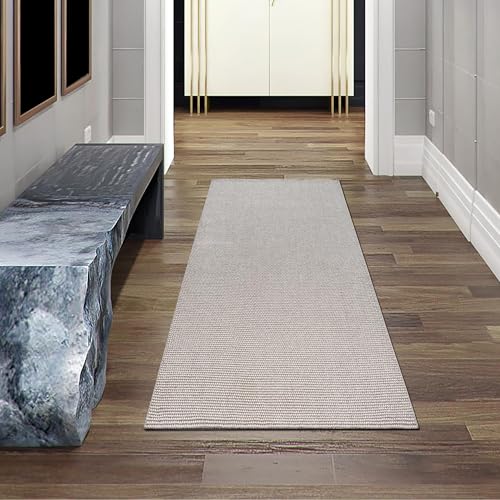 Teppich-Traum Teppich Wohnzimmer Schlafzimmer Esszimmer modern pflegeleicht kurzflor strapazierfähig dekorativ vielseitig harmonisch Beige 80 x 150 cm von Teppich-Traum