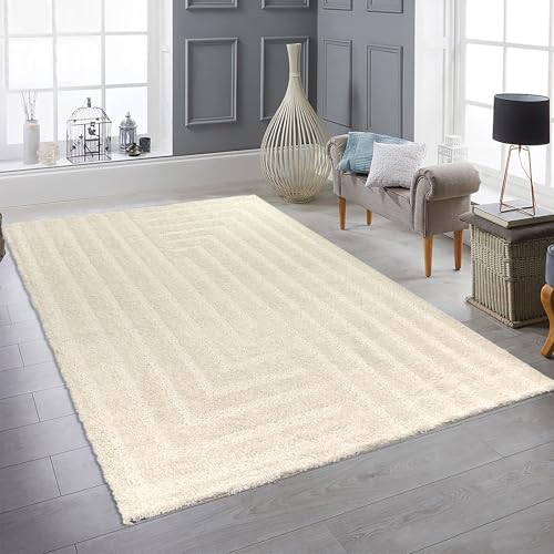 Teppich-Traum Teppich für Wohnzimmer Esszimmer Schlafzimmer Hochflor weich mit pflegeleicht dekorativ langlebig stilvoll Creme 160 x 230 cm Teppich-Traum Teppich für Wohnzimmer Esszimmer Schlafzimmer Hochflor weich mit pflegeleicht dekorativ langlebig stilvoll Creme 160 x 230 cm von Teppich-Traum