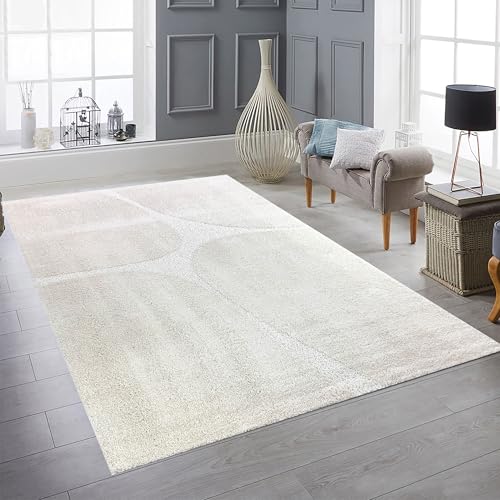 Teppich-Traum Teppich für Wohnzimmer Wohnambiente Schlafbereich Rund Hochflor flauschig weich pflegeleicht langlebig kreisförmig stilvoll edel harmonisch Creme 160 cm Rund Teppich-Traum Teppich für Wohnzimmer Wohnambiente Schlafbereich Rund Hochflor flauschig weich pflegeleicht langlebig kreisförmig stilvoll edel harmonisch Creme 160 cm Rund von Teppich-Traum