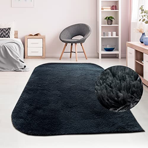 Teppich-Traum schön weicher Uni Wohnzimmerteppich in schwarz, 160 x 230 cm Teppich-Traum schön weicher Uni Wohnzimmerteppich in schwarz, 160 x 230 cm von Teppich-Traum