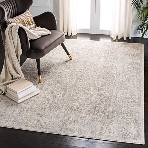 SAFAVIEH Traditionell Teppich für Wohnzimmer, Esszimmer, Schlafzimmer - Evoke Collection, Kurzer Flor, Elfenbein und Taupe, 120 X 180 cm SAFAVIEH Traditionell Teppich für Wohnzimmer, Esszimmer, Schlafzimmer - Evoke Collection, Kurzer Flor, Elfenbein und Taupe, 120 X 180 cm von Safavieh