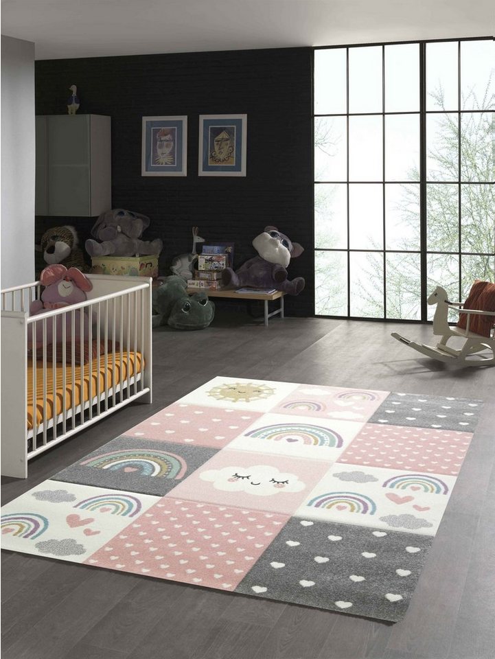 Kinderteppich, TeppichHome24, rechteckig, Höhe: 1.3 mm von TeppichHome24