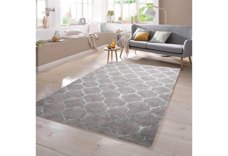 TeppichHome24 Teppich Wohnzimmerteppich Vintage Marokkanisches Muster in Grau, rechteckig TeppichHome24 Teppich Wohnzimmerteppich Vintage Marokkanisches Muster in Grau, rechteckig von TeppichHome24