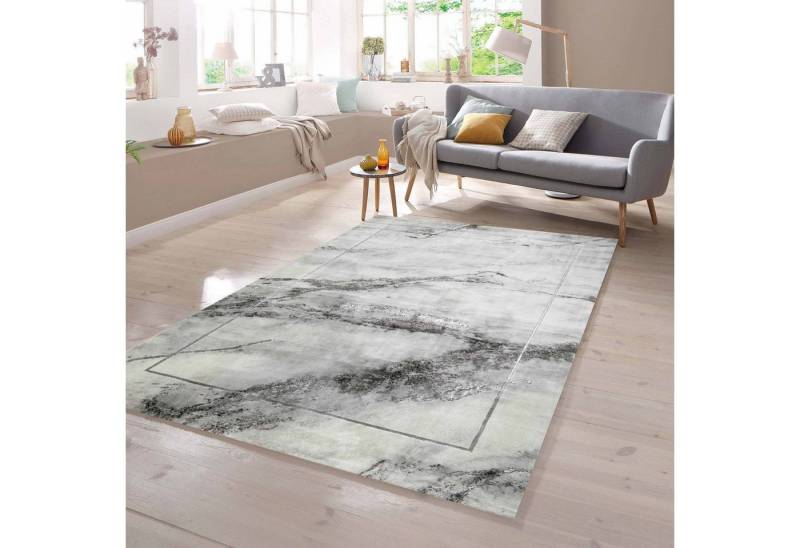 TeppichHome24 Teppich Wohnzimmerteppich modern Marmor Optik in grau, rechteckig TeppichHome24 Teppich Wohnzimmerteppich modern Marmor Optik in grau, rechteckig von TeppichHome24