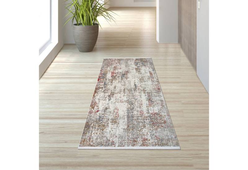 TeppichHome24 Teppich Teppich Modern Schlafzimmer abstraktes Muster in Multifarben, rechteckig von TeppichHome24