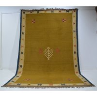 No 4093 Handmade Rug Carpet Nomad Kelim Unique Item Nature Color Wool On High Quality Kilim 301 X 195 cm. | 9, 9 6, 4 Ft. von Teppichhaus