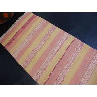 No 581 Handmade Rug Carpet Nomade Kelim Unique Item Nature Color Wool On Quality Kilim 203 X 63 cm. | 6, 7 2, 1 Ft. von Teppichhaus