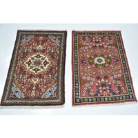 Nr 4324 Hand-Knotted Original Two Different Azerbeidjan Carpet Rug Wool On Cotton Nr 4324 Hand-Knotted Original Two Different Azerbeidjan Carpet Rug Wool On Cotton von Teppichhaus