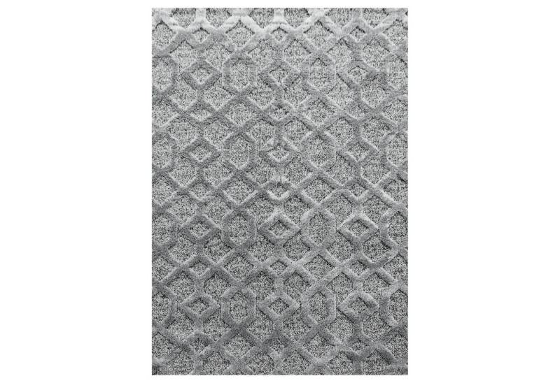 Teppium Teppich Geometrisch Design, Rund, Höhe: 20 mm, Teppich Wohnzimmer Geometrisch Design 3D Optik Skandinavische Stil von Teppium